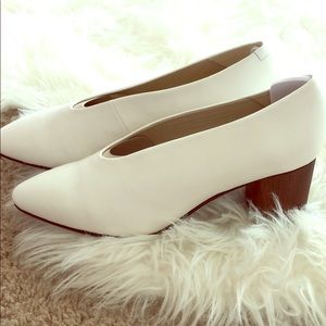 Vagabond Shoemakers White Leather Pump